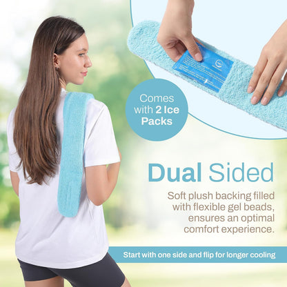 Wrist Ice Pack Wrap - Hot and Cold Gel Thumb & Hand Ice Pack Glove for Arthritis Relief | Microwavable & Freezer Safe, Dual Therapy for Carpal Tunnel, Tendonitis, Swelling, Targeted Relief for Hand