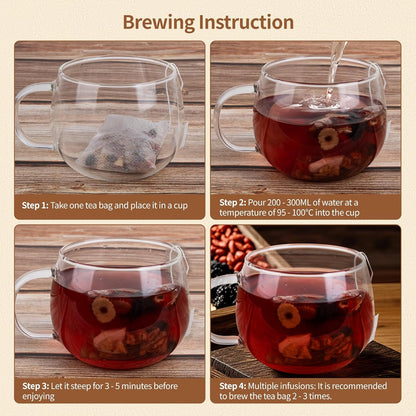 Loose Leaf Tea Sampler, 5 Natural Assorted Tea Gift Set For Tea Lovers