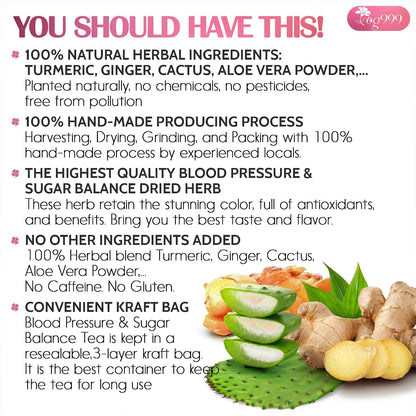 120 Bags Premium Turmeric Ginger Cinnamon Tea, Improve Digestion, Support Brain, Weight, Skin and Sleep, Eco-Conscious Tea Bags and Premium Natural Ingredients. Turmeric Ginger Herbal Tea. No Sugar, No Caffeine, No Gluten, Vegan.