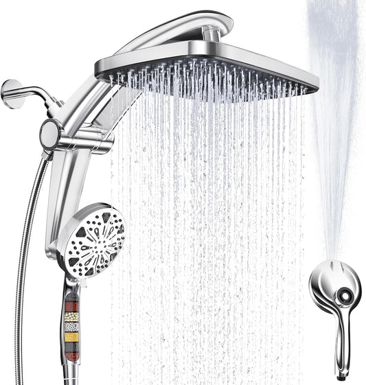 12-Inch High Pressure Rain Shower Head with Handheld Spray Combo, Magnetic