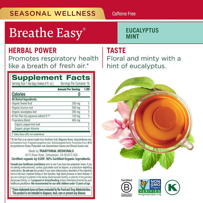 Traditional Medicinals Organic Seasonal Care Variety Pack, 96 Tea Bags