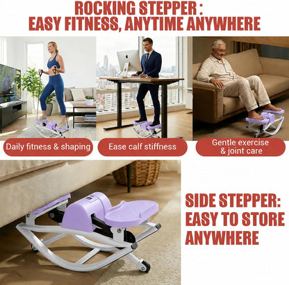 Rock Stepper Side to Side, 300 LBS Capacity, Side Stepper Exercise at Home