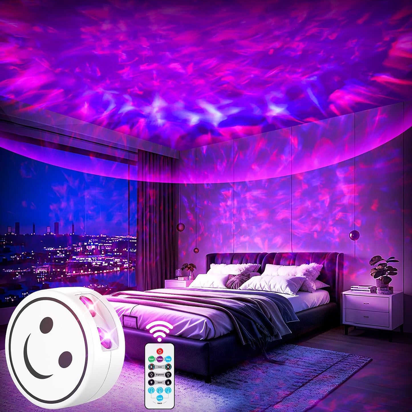 Galaxy Projector for Bedroom Night Light for Kids with Timer and Remote | Light Projector, Teen Girl Gifts Trendy Stuff Ideas Women for Boys Kids Adults, Nebula Lamp Room Decor Birthday Christmas Day