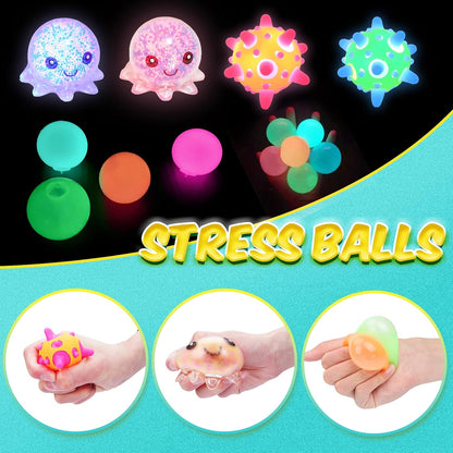 36 Pack Stress Balls, Squishy Balls, Squishy Fidget Stress Relief