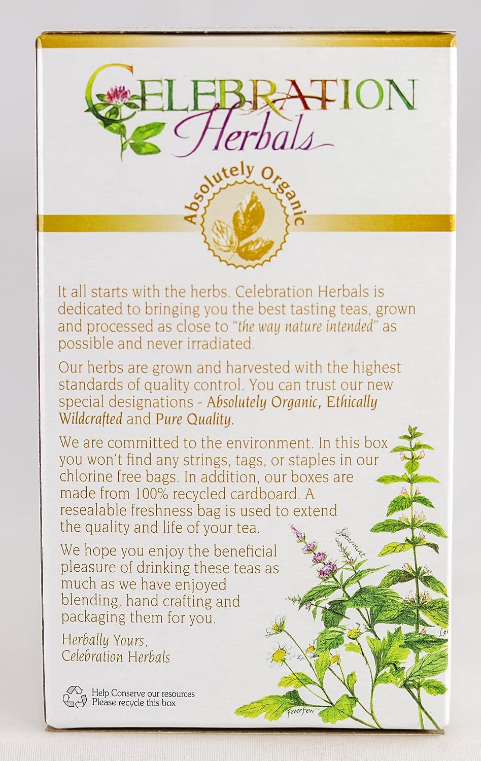 Celebration HERBALS Red Raspberry Leaf Tea Organic 24 Bag, 0.02 Pound