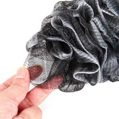 Back Scrubber for Shower, Loofah Long Handle Bath Body Brush, Soft Nylon Mesh Sponge On a Stick for Shower Men Women Kids Elderly, Exfoliating Scrub Cleaning Luffa for All Kinds of Skin(Blue)