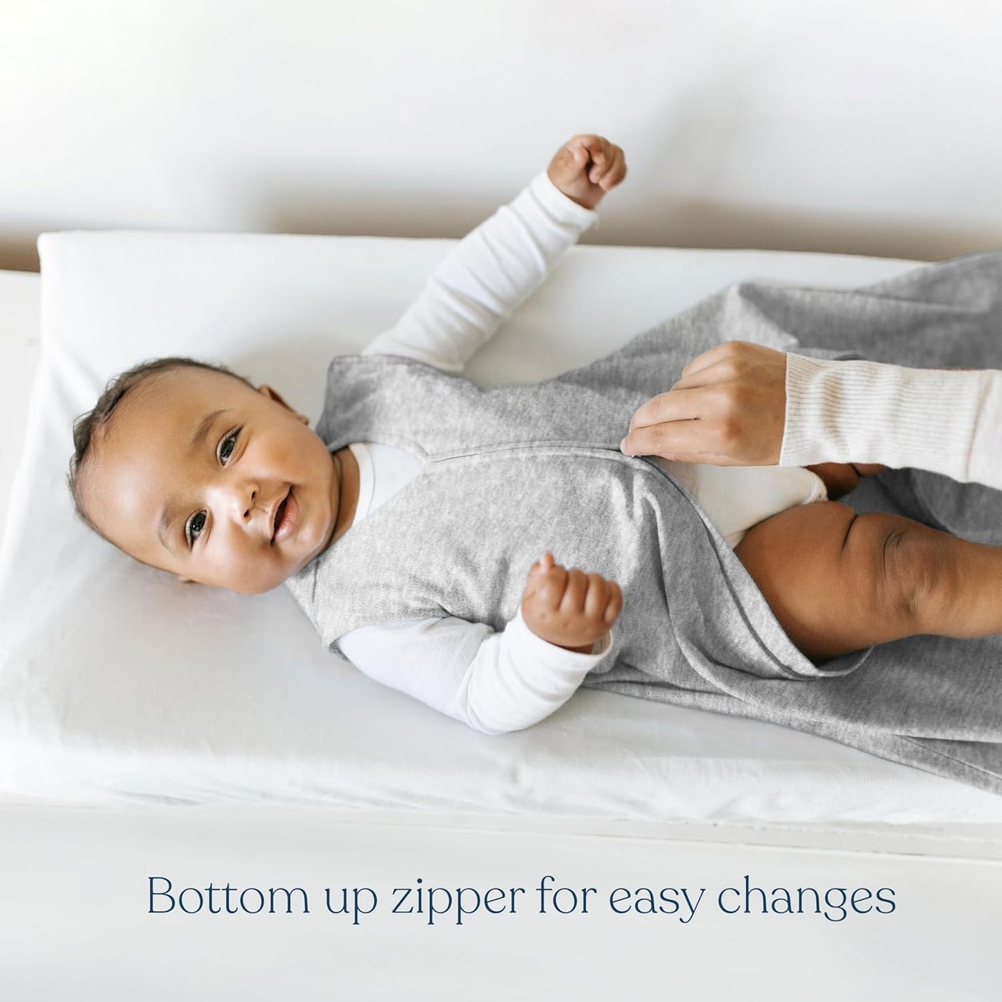 HALO SleepSack, 100% Cotton Wearable Blanket, Swaddle Transition Sleeping Bag, TOG 0.5, Ocean Life, Medium, 6-12 Months