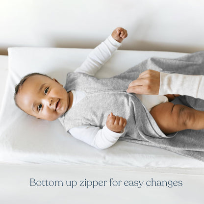 HALO SleepSack, 100% Cotton Wearable Blanket, Swaddle Transition Sleeping Bag, TOG 0.5, Ocean Life, Medium, 6-12 Months