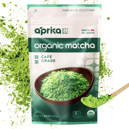 AprikaLife Sweet Matcha Latte Mix - 1st Harvest Ceremonial Grade - 6.4 oz