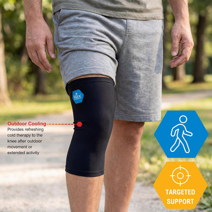 MED PRIDE Gel Compression Sleeve for Elbow, Knee, Arm, Reusable Hot & Cold Therapy for Pain Relief, Swelling, Injuries, Flexible Fit