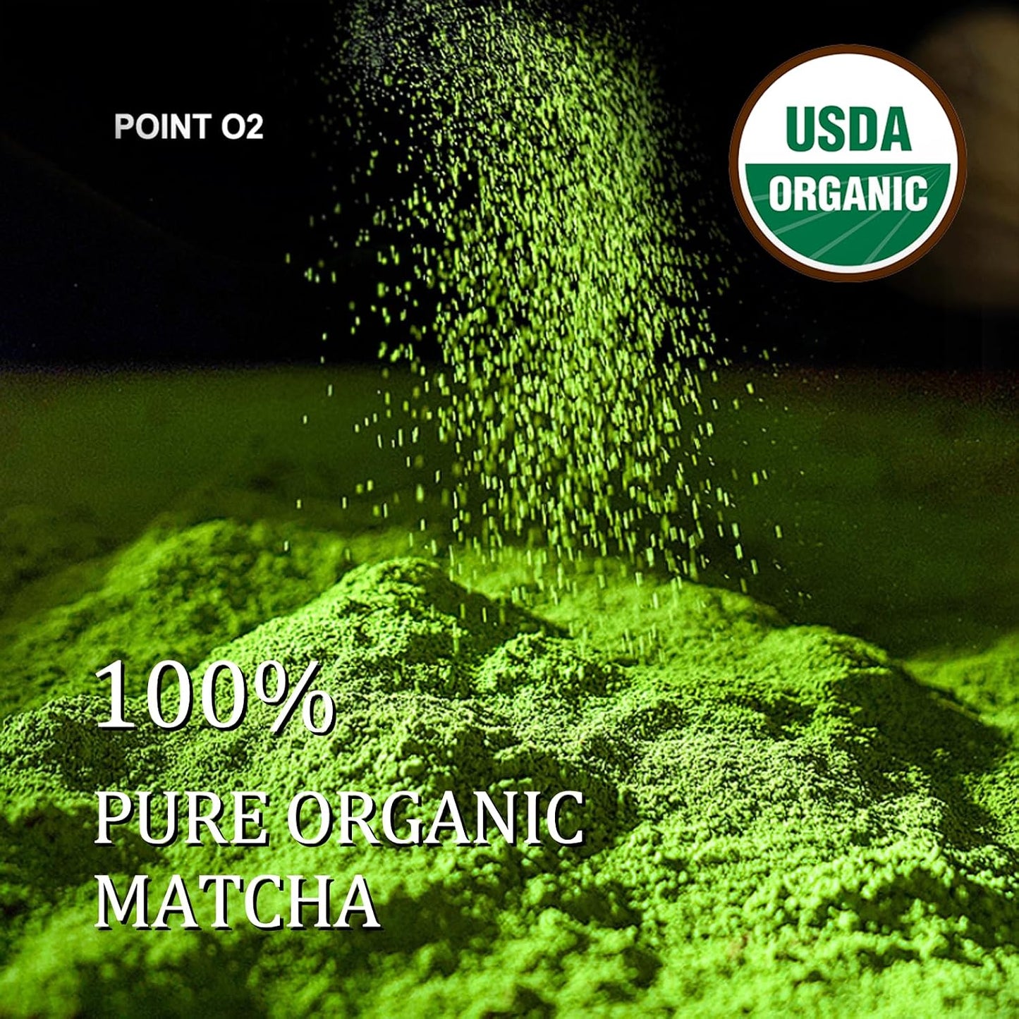 Matcha Latte Green Tea Powder Single Pack, Premium Barista Science Blend - Individual Matcha Bags (20)