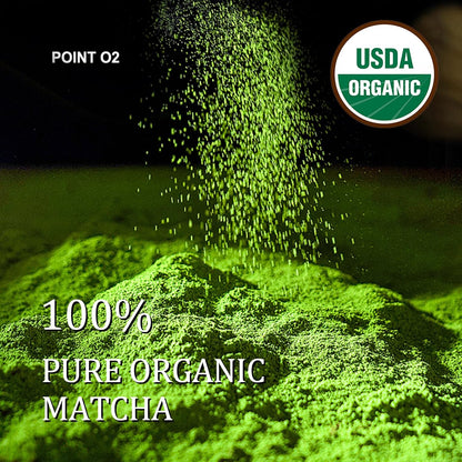 Matcha Latte Green Tea Powder Single Pack, Premium Barista Science Blend - Individual Matcha Bags (20)