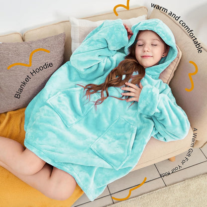 Aemicion Strawberry Blanket Hoodie,Oversized Sherpa Wearable Hooded Blanket,Warm Cozy Sweatshirt Gifts for Women Girls Adult