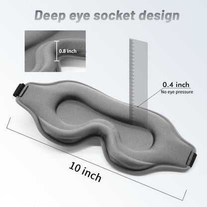 Heated Eye Mask – Warm Compress for Dry Eyes, USB Electric Heating Pad for Stye & Chalazion Eye Treatment, Eye Sleep Mask for Dark Circles and Puffiness Relief (Gray)