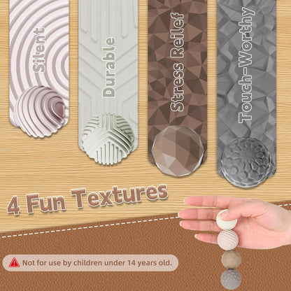 Silicone Magnetic Balls, Fidget Toys Adults, 4PCS Stress Balls Sensory Toys for Autism and ADHD, Quiet Office Desk Fidgets Magnet Gadgets Anxiety Relief Items Fun Gifts