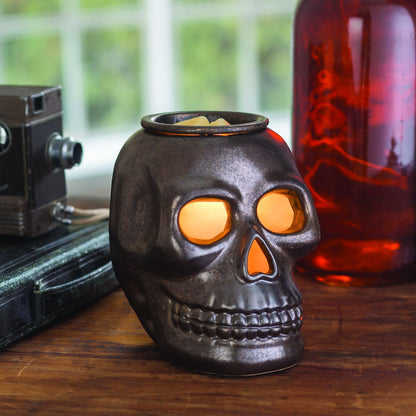 Candle Warmers ETC. Illumination Fragrance Warmer- Light-Up Warmer for Warming Scented Candle Wax Melts and Tarts or to Freshen Room, White Harmony