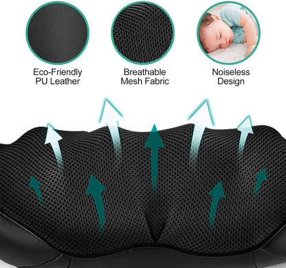 Medcursor Neck Massager with Heat - Deep Tissue Pain Relief, Rechargeable Shiatsu Neck and Shoulder Massager, Ideal Choice for Men, Women, Mom & Dad