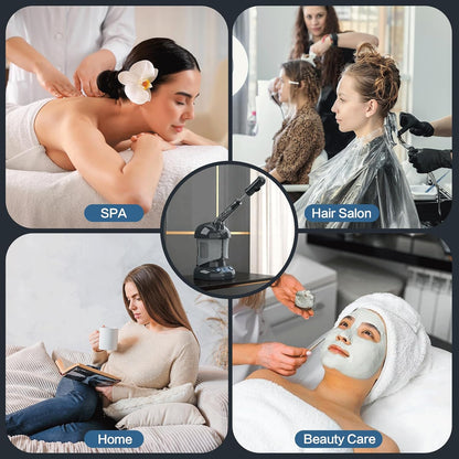 Facial Steamer, Ozone Nano Ionic Face Steamer for Deep Cleaning