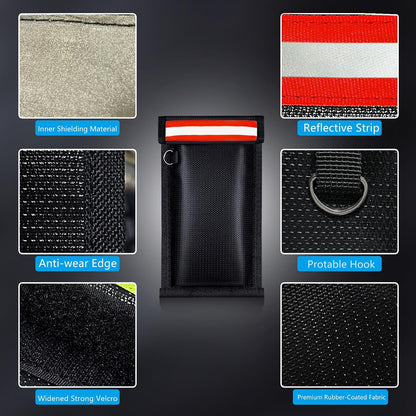 2 Pack Military Grade Faraday Bags for Phones