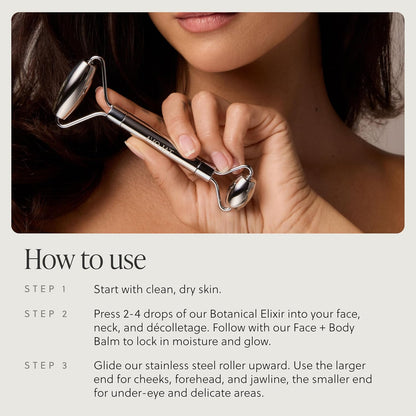 304-Grade Stainless Steel Facial Roller
