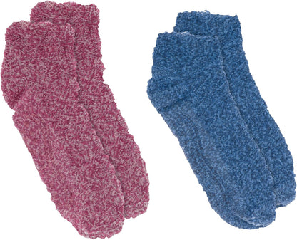 Dr. Scholl's Womens Low Cut Soothing Spa - Lavender & Vitamin E Infused 2 3 Pair Packs Bottom Grippers Sock, Blue, Pink/Blue, 4-10 US