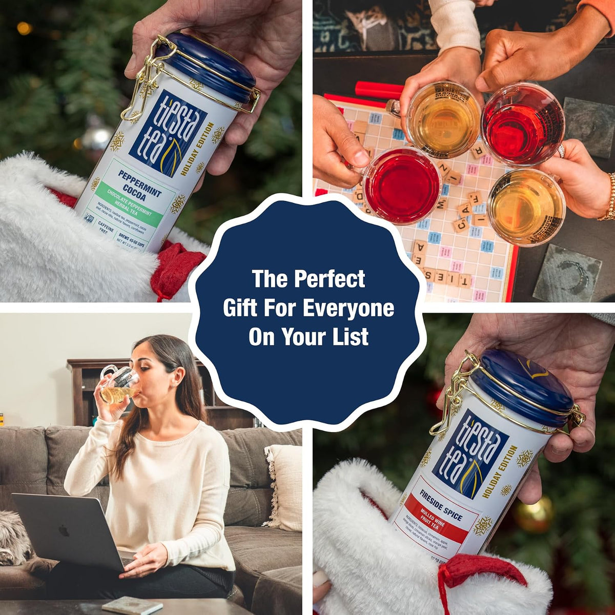 Tiesta Tea - Holiday Tea Sampler Dry Flight Set, Loose Leaf