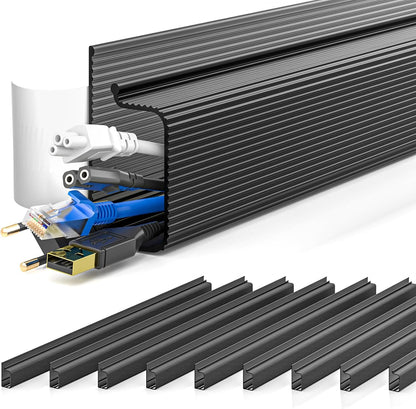 YECAYE Cable Management, 6 Pack, Black