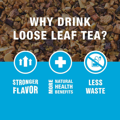 Tiesta Tea Nutty Almond Cream Cinnamon Almond Herbal Tea Loose Leaf 2.1oz