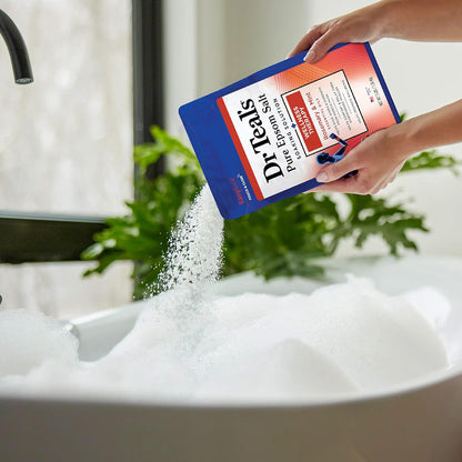 Dr Teal's Epsom Salt Magnesium Soak, Wellness Therapy with Rosemary & Mint, 3 lbs