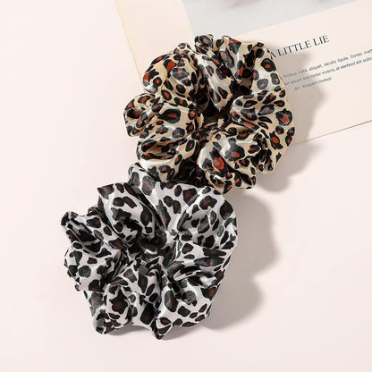 16 Pcs Scrunchies for Women - Black Satin Silk Scrunchies for Girls Hair Ties Elastics Bands Ponytail Holder Hair Accessories