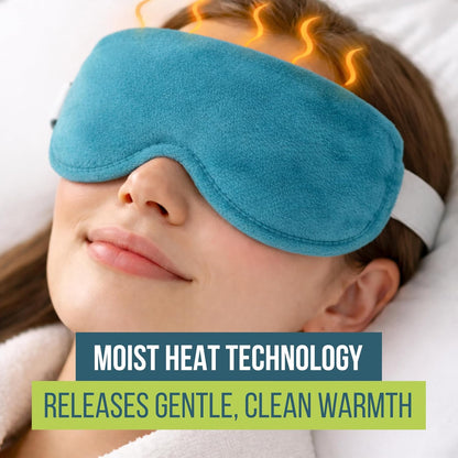 NOVEHA Express Warm Compress Individual Eye Mask | Moist Hot Technology for Sensitive Dry Eyes - Relieves Stye & Pink Eye - Reusable Heat Water Treatment for Irritated Eyes and Eyelid Lumps