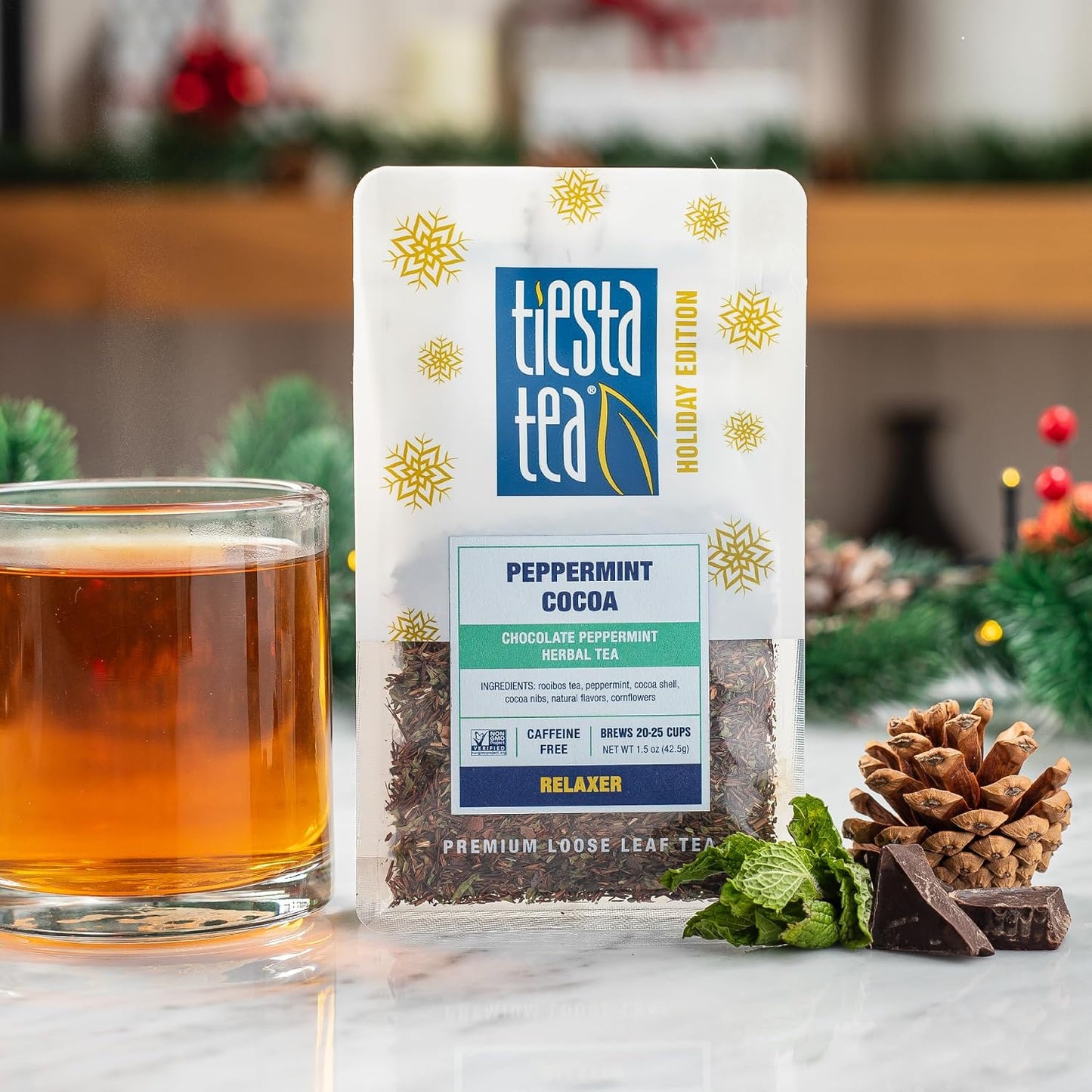 Tiesta Tea - Holiday Tea Sampler Dry Flight Set, Loose Leaf