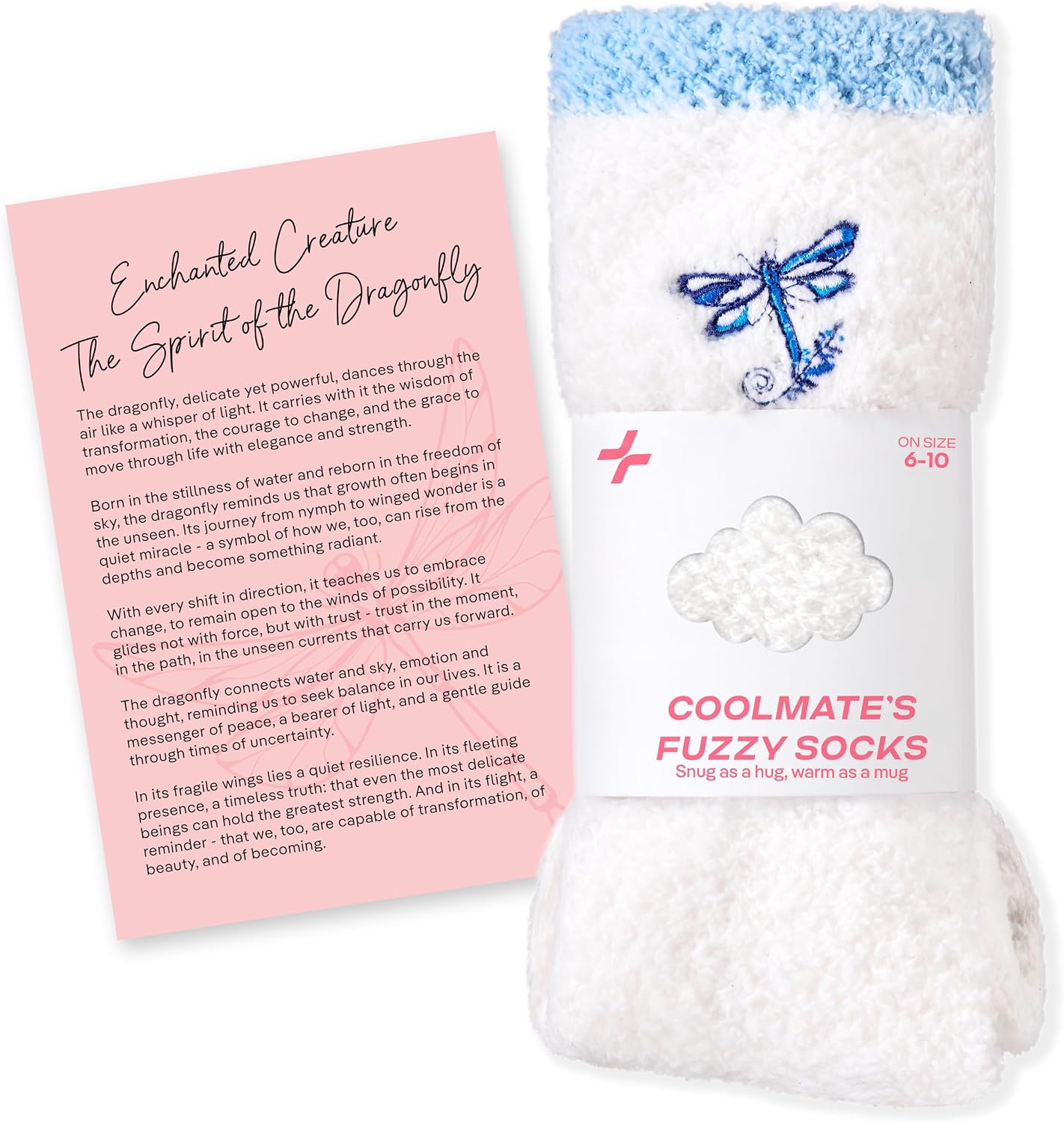 COOLMATE Fuzzy Socks for Women Gift Box – Cozy Soft Cloud Socks for Spa Home, Mother’s Day Gifts for Mom Grandma