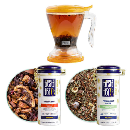 Tiesta Tea - Holiday Tea Sampler Dry Flight Set, Loose Leaf