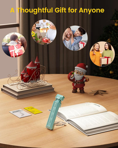 Glocusent Extendable Book Light, Full-Page USB Rechargeable Reading Light