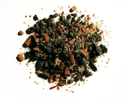 FIRE TEAS Sweet Hot ENERGY - Green Tea, Cinnamon, Cardamom, Ginger, Saffron - Restorative Strength, Wellness & Health Boost, Ayurvedic