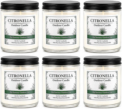 Scented Candles Gift Set, Long Lasting 6 Pack Aromatherapy Candles for Home, 42 oz 300 Hour Burn, Lavender Jasmine Vanilla Sage Sandalwood Rose Eucalyptus Mint, Gifts for Women