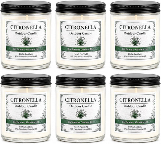 Scented Candles Gift Set, Long Lasting 6 Pack Aromatherapy Candles for Home, 42 oz 300 Hour Burn, Lavender Jasmine Vanilla Sage Sandalwood Rose Eucalyptus Mint, Gifts for Women