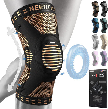 NEENCA Professional Knee Brace, Medical Knee Support for Women & Men Relief