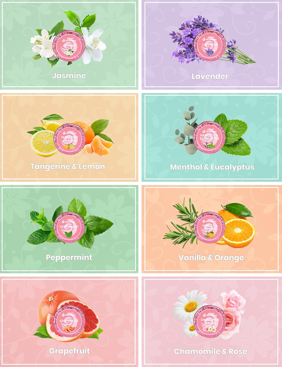 Shower Steamers Aromatherapy 15 Pack, Menthol & Eucalyptus Shower Bombs with Natural Essential Oils, Quick Relief Nasal Congestion, Relaxation & Self Care Gifts for Women & Men