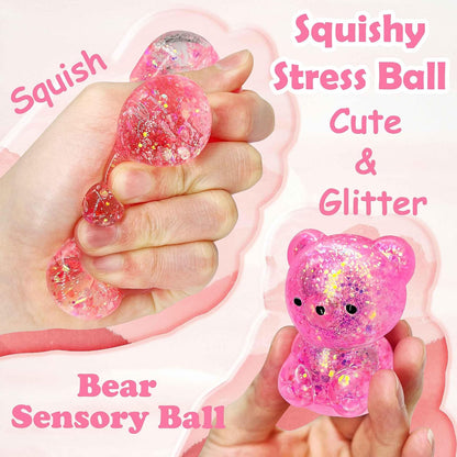 ZTATU Gummy Bear Squishy Stress Balls for Adults Collectible Figurines