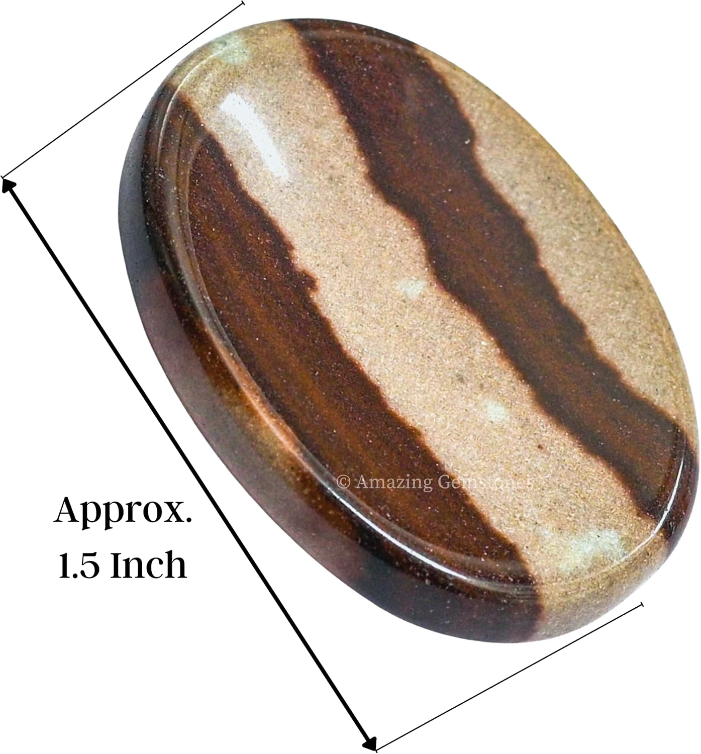 Amazing Gemstone Labradorite Thumb Worry Stone, Anxiety Stone, Healing Crystals - Piedra Crystal Fidget for Gift, Meditation, Calming, Relaxation, Stress Relief - Colors C