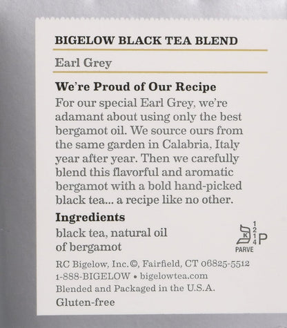 Bigelow Tea Black Tea 6 Flavor Variety Pack, Caffeinated Tea with Mint, Lemon, Constant Comment, English Teatime, Earl Grey, and Vanilla Chai, 20 Count Box (Pack of 6), 120 Total Tea Bags