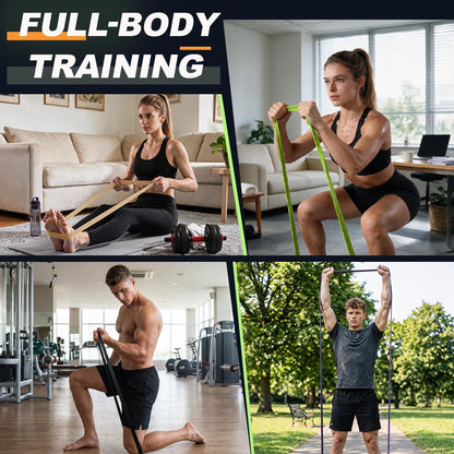 Resistance Bands for Pull Up Assist, Stretch Bands & Exercise Workout Set