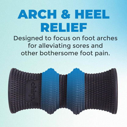 Chirp Wheel Foam Roller - Targeted Back & Neck Pain Relief, Muscle Massage, Trigger Point Therapy, High-Density Foam Tool for Physical Therapy, Stretching & Exercise, 500lbs Capacity, 12-Inch Mint
