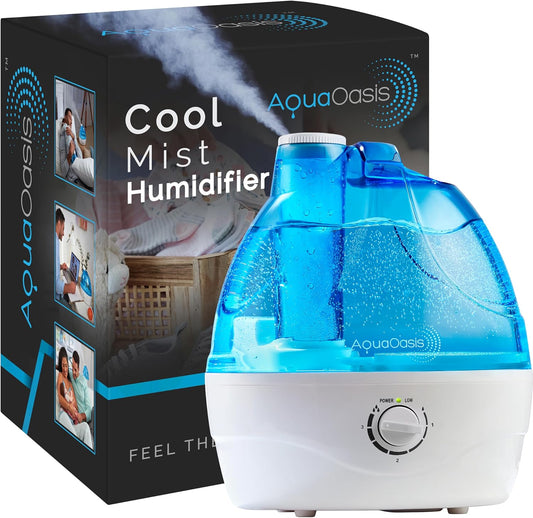 AquaOasis Cool Mist Humidifier 2.2L for Bedroom & Nursery