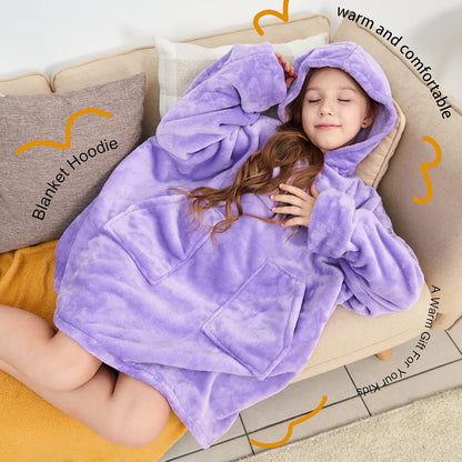 Aemicion Strawberry Blanket Hoodie,Oversized Sherpa Wearable Hooded Blanket,Warm Cozy Sweatshirt Gifts for Women Girls Adult