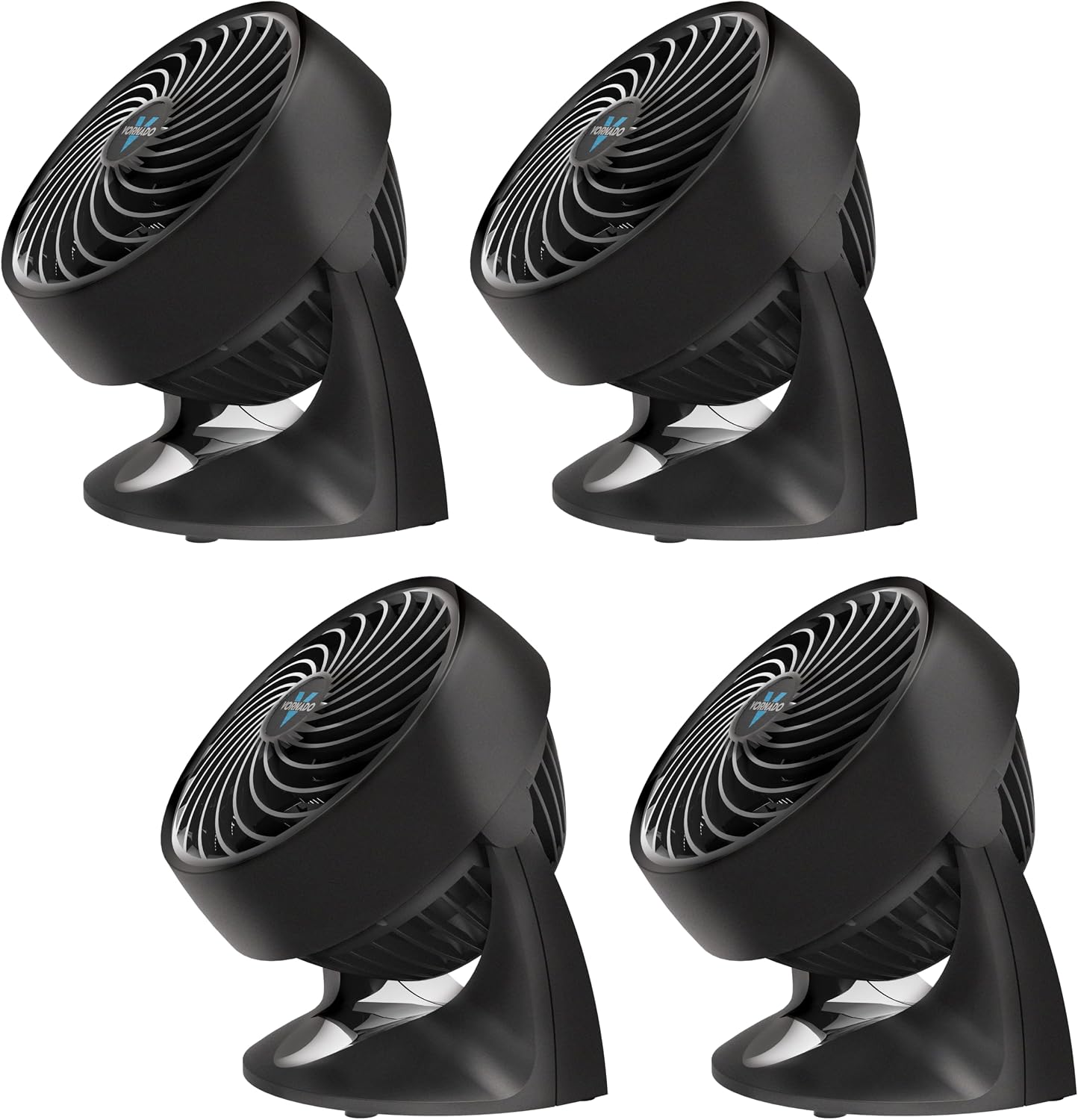 Vornado 133 Small Room Air Circulator Fan, 2 Speeds, Adjustable Head, Table Fan for Desk, Nightstand, Black