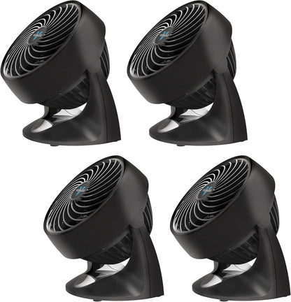 Vornado 133 Small Room Air Circulator Fan, 2 Speeds, Adjustable Head, Table Fan for Desk, Nightstand, Black