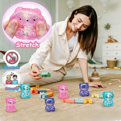 ZTATU Gummy Bear Squishy Stress Balls for Adults Collectible Figurines